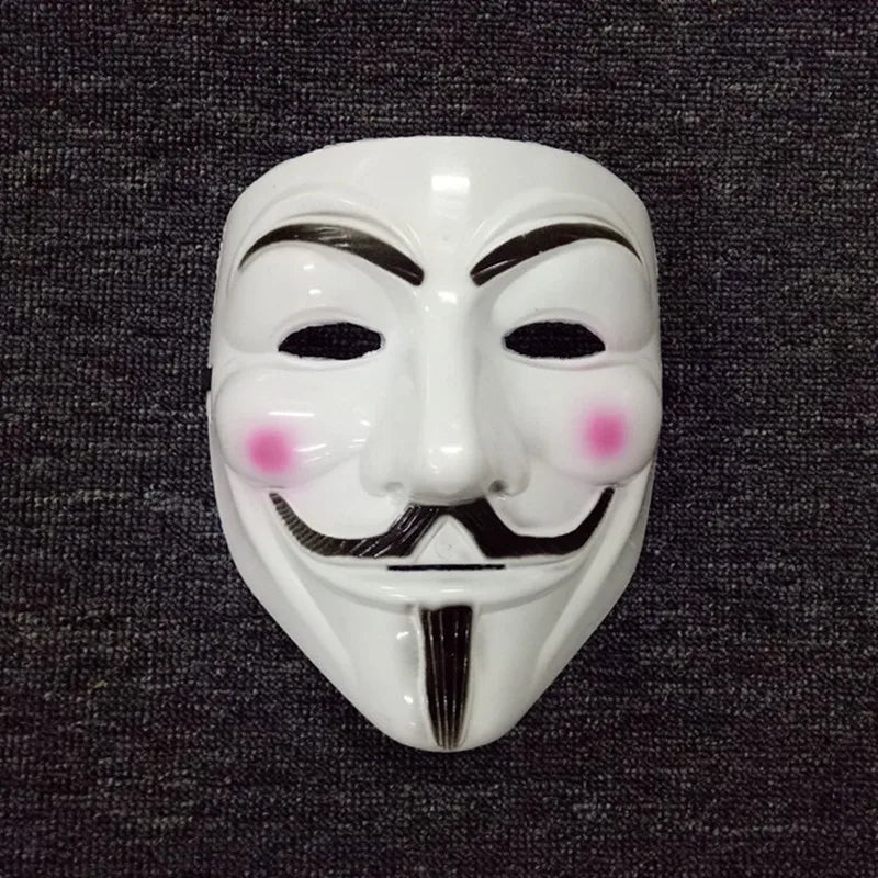 Purilite Select Hackers Multi-Color V Mask – Cosplay & Masquerade Face Mask