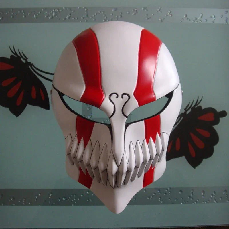 Purilite Select Ichigo Kurosaki Hollow Mask – Full‑Face Resin Anime Cosplay & Collectible