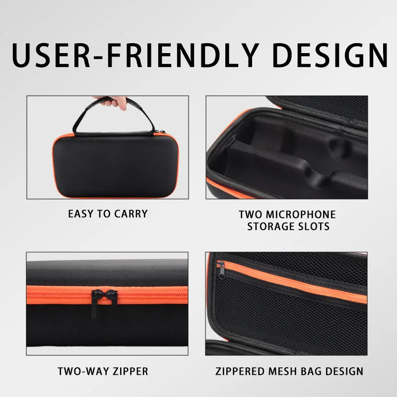 Purilite Select Portable Microphone Storage Bag for JBL Wireless Dual Microphone System