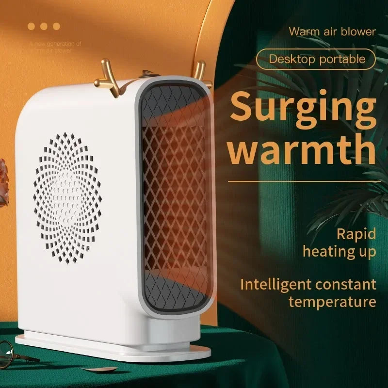 Mini calentador eléctrico portátil, dispositivo de calentamiento manual de ahorro de energía de calentamiento rápido, Ideal para uso doméstico, calefacción de dormitorio