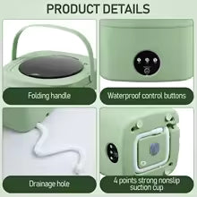 Purilite Select 15L Portable Foldable Washing Machine with Dehydration Basket