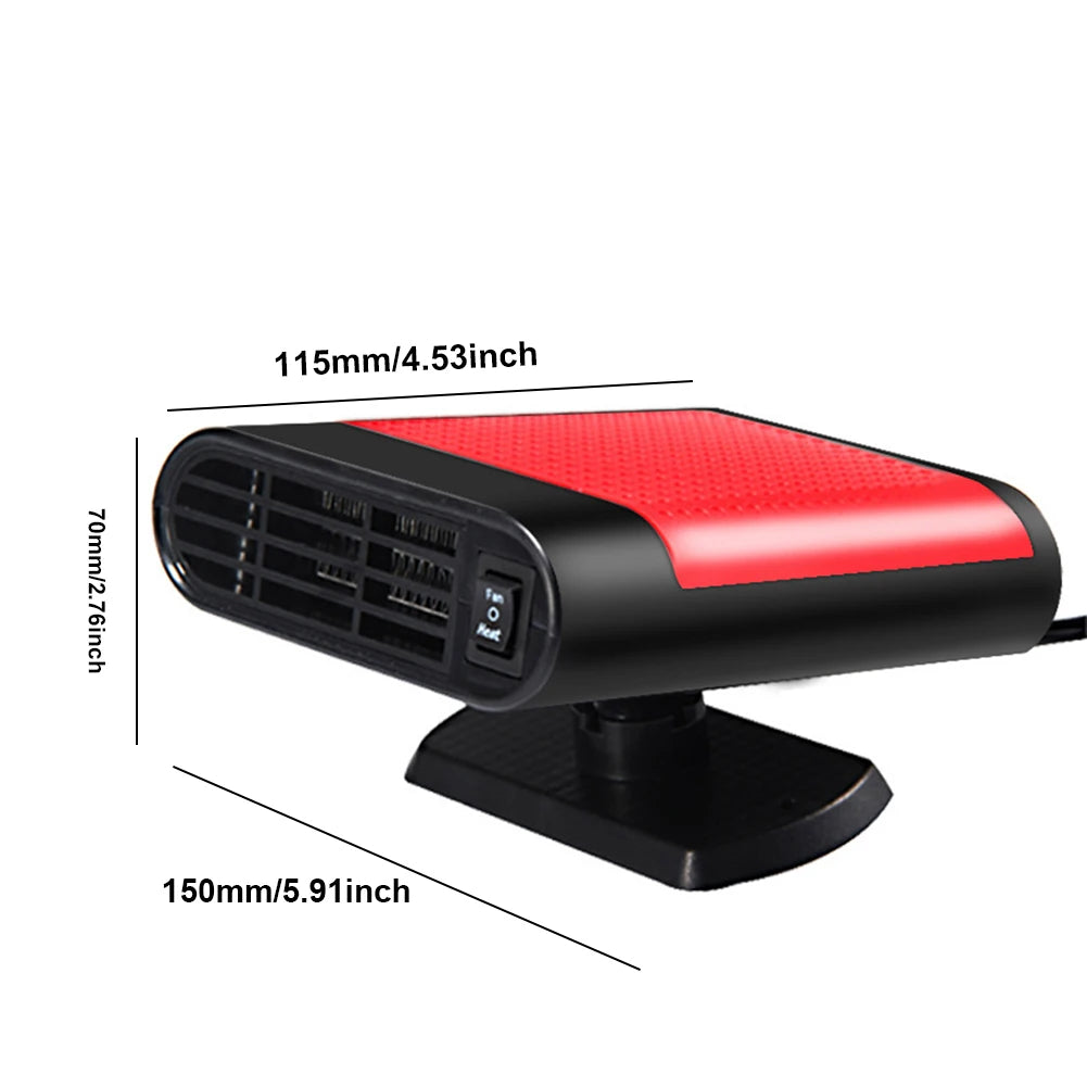 Purilite Select – 1200W Car Heater 12V/24V | Electric Heating & Cooling Fan with Windshield Defogger & Defroster