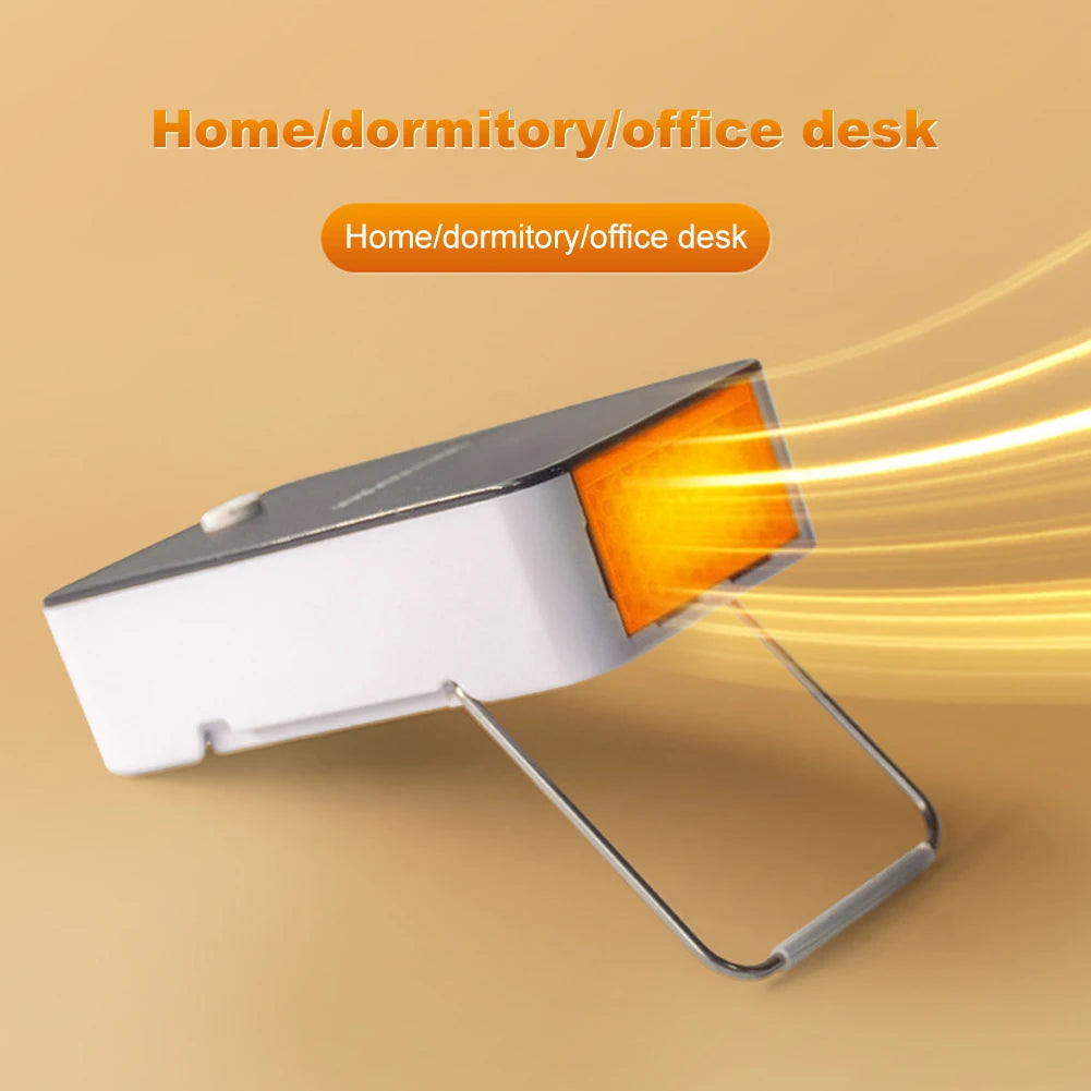 Purilite Select Mini Desktop Electric Heater – Portable Hand Warmer & Space Heating Fan for Winter Comfort