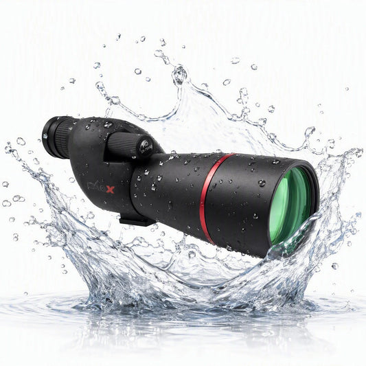 Purilite Select 25-75X High Power Zoom Monocular Telescope with 60mm Objective Lens, Phone Adapter and Tripod for Bird Watching, Camping and Outdoor Viewing