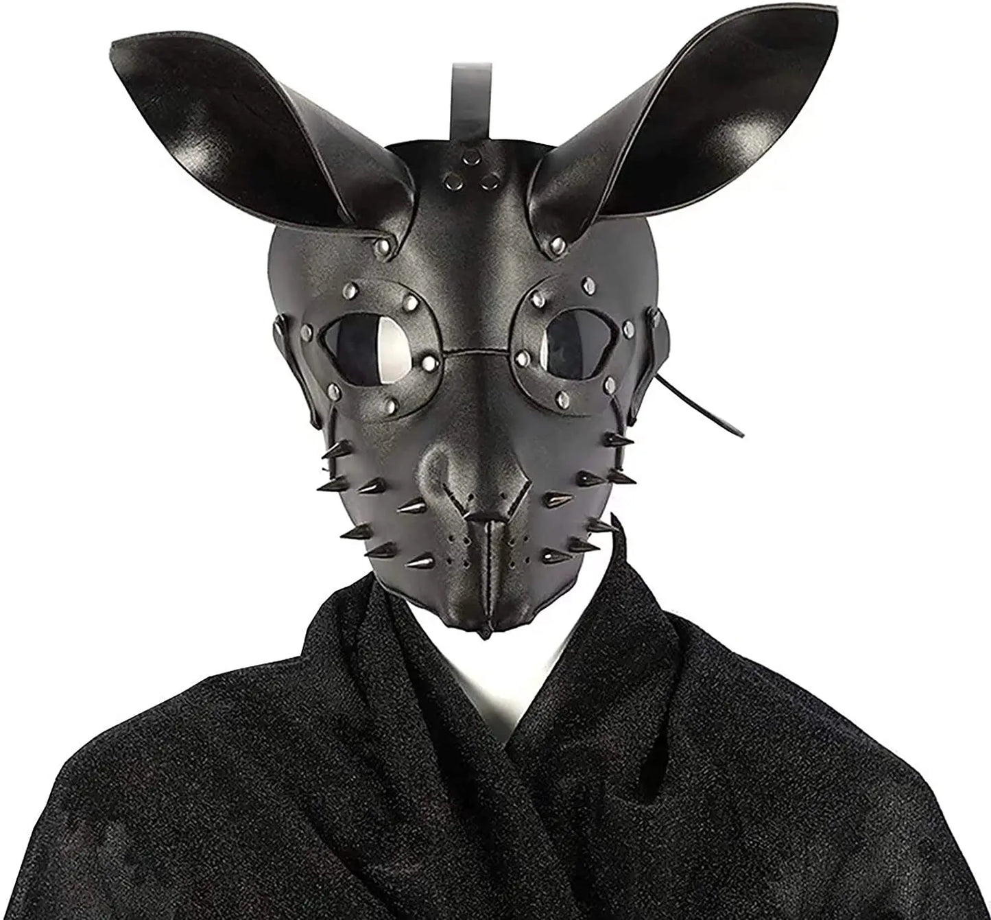 Purilite Select Leather Cat Half Face Mask – Sexy Cosplay for Women, Masquerade & Halloween Costume Accessory