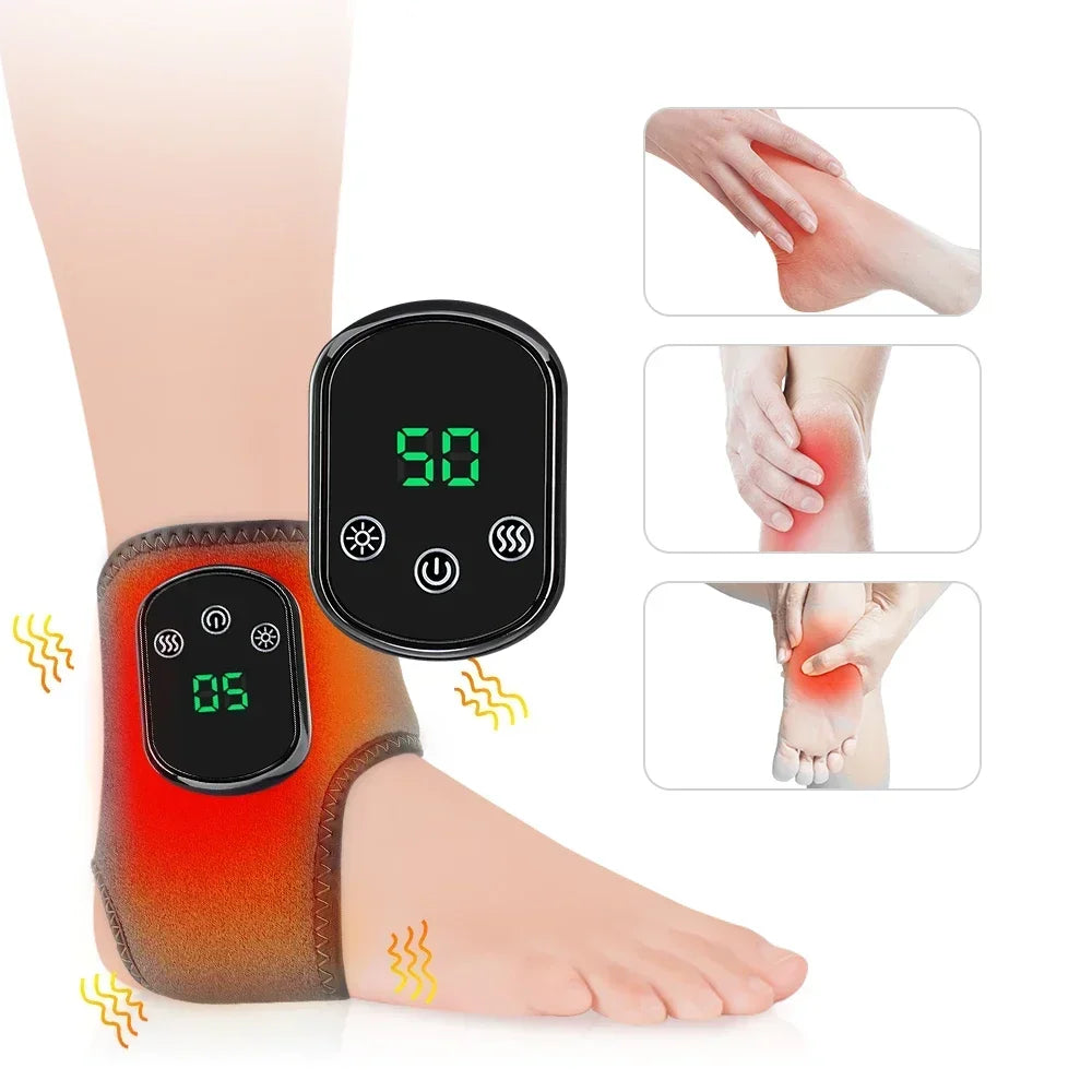 Purilite Select™ Foot Heat Massager — Hot Compress & Vibration Therapy for Foot and Ankle, USB Rechargeable