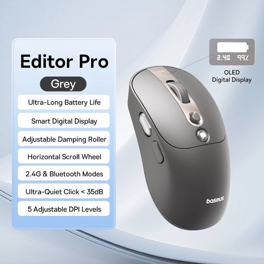 🖱️ Purilite Select – Baseus Editor Series Wireless Mouse