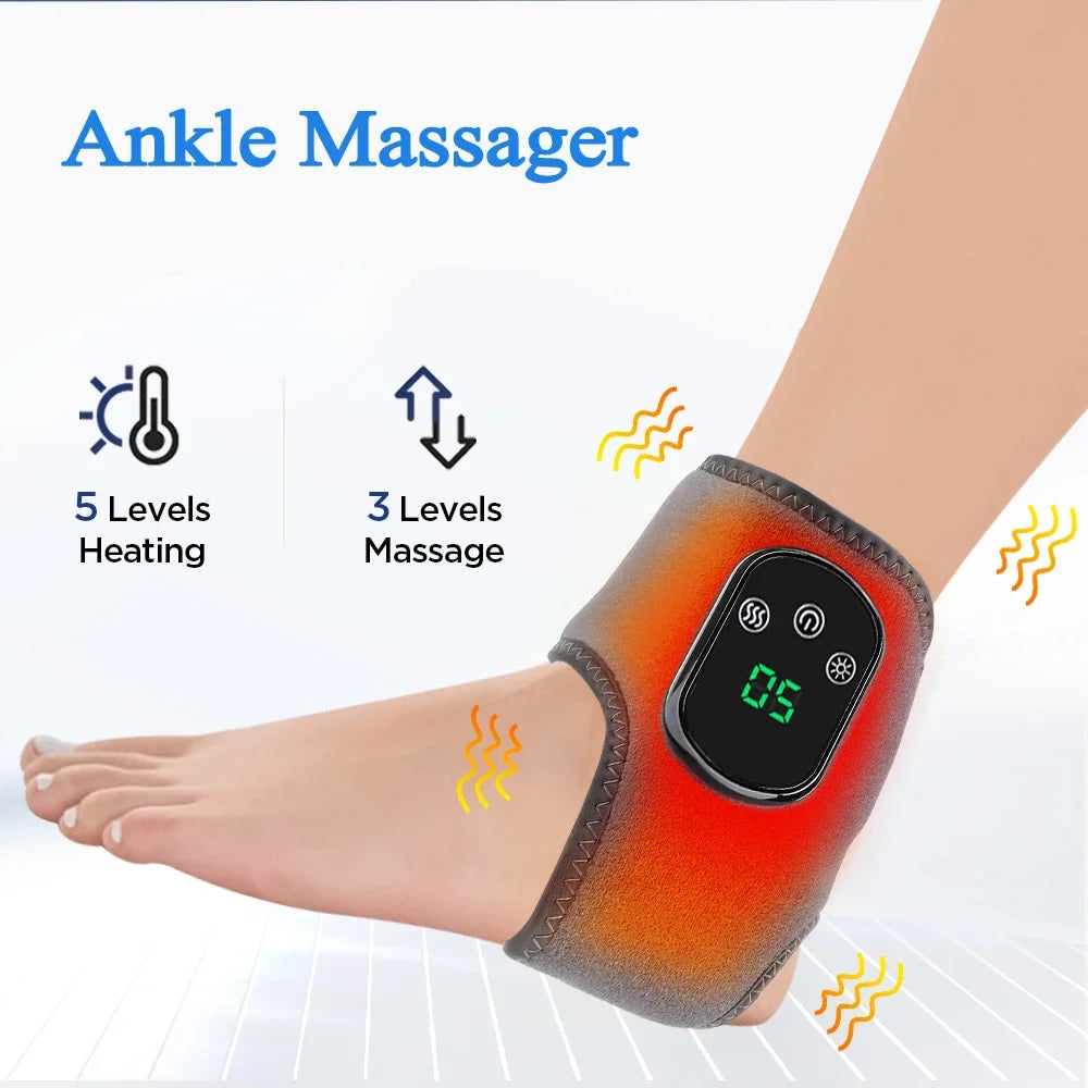 Purilite Select™ Foot Heat Massager — Hot Compress & Vibration Therapy for Foot and Ankle, USB Rechargeable