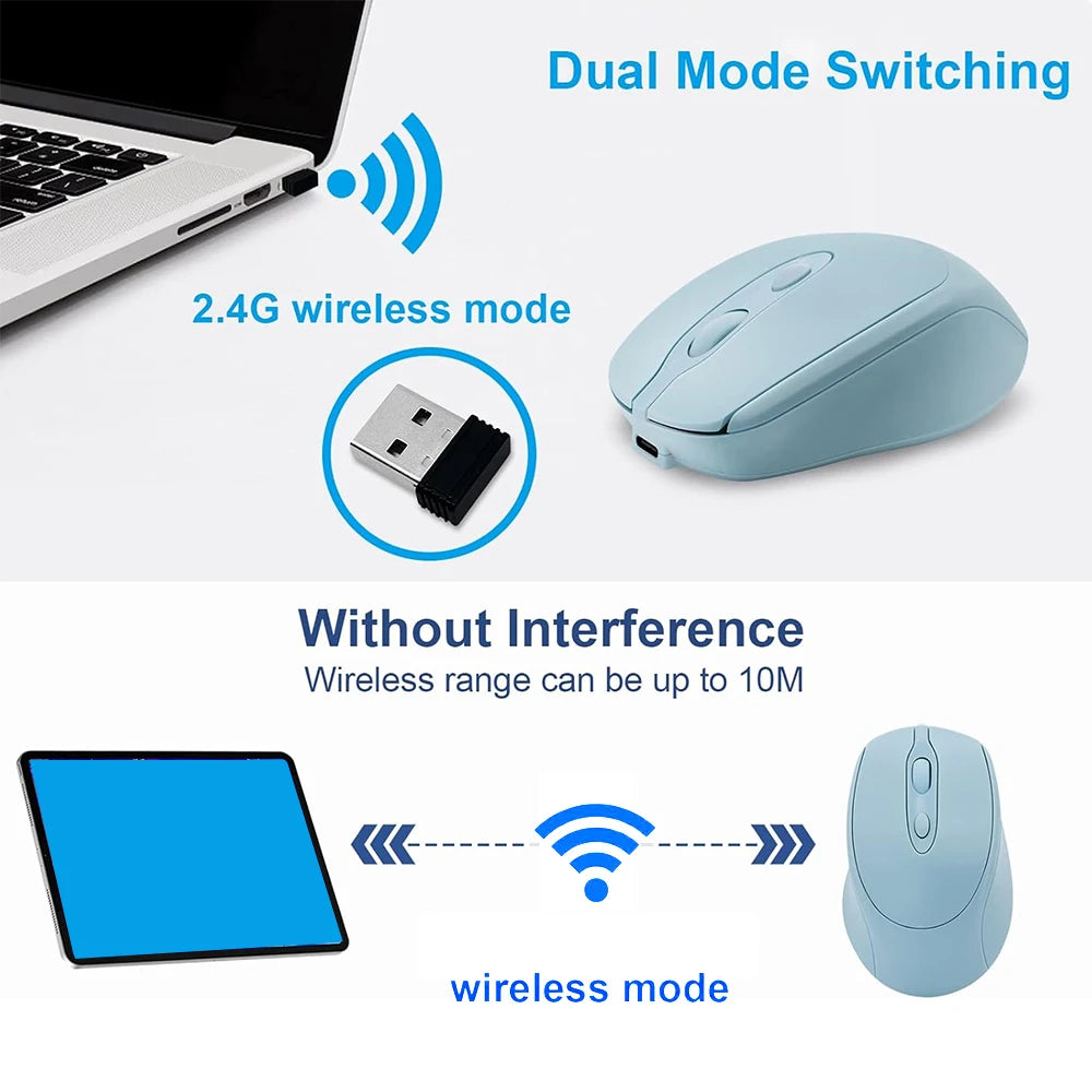 Purilite Select Rechargeable Dual-Mode Wireless Mouse