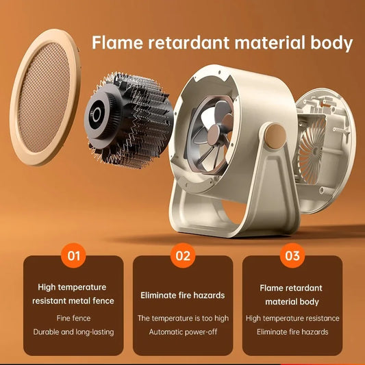 Purilite Select Hot Air Blower Portable Desktop Fan Heater