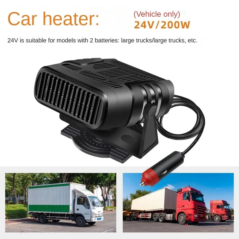 Purilite Select – Portable Car Heater and Windshield Defogger with 360° Rotating Base
