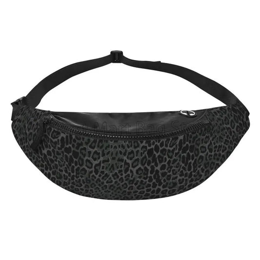 Purilite Select Black Leopard Print Fanny Pack
