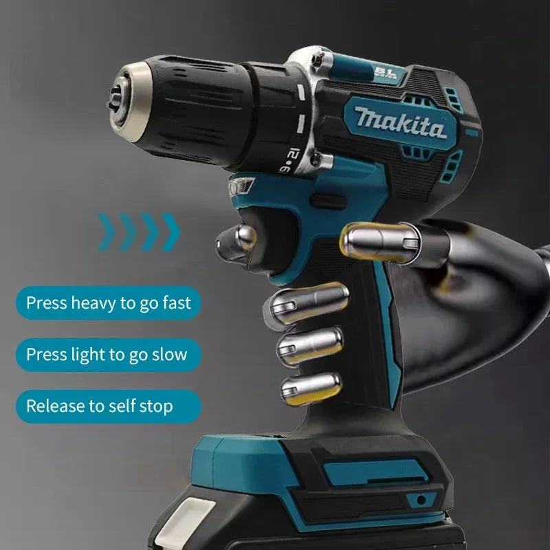 Purilite Select 18V Brushless Electric Drill – Cordless Screwdriver & Impact Drill