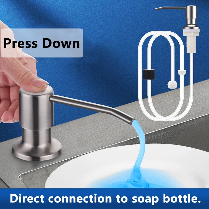 Purilite Select – 300ml Built-in Black Liquid Soap Dispenser