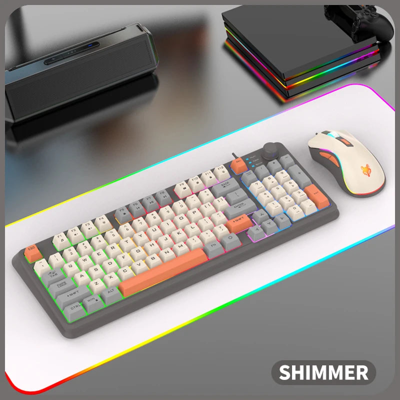 Purilite Select K820 USB Wired Keyboard & Mouse Combo