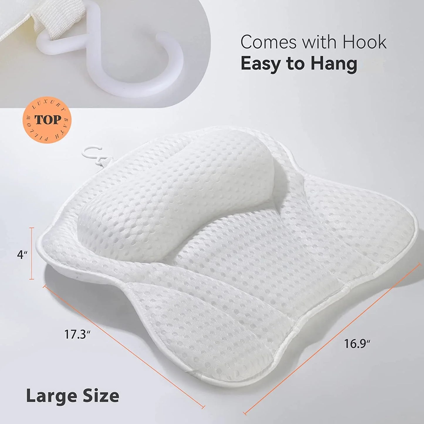 Purilite Select Bathtub Pillow for Tub