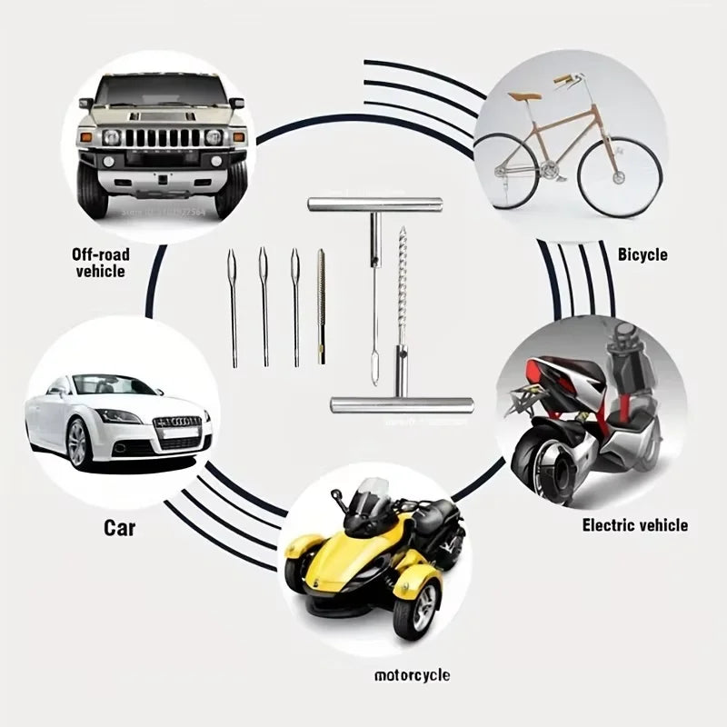 Purilite Select 12-Piece Tyre Repairing Tool Set