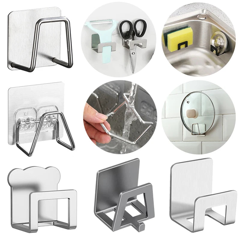 Purilite Select Self-Adhesive Multi-Functional Kitchen Rack