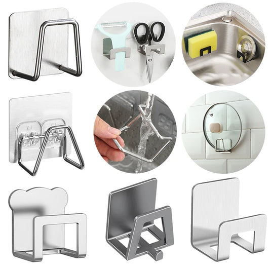 Purilite Select Self-Adhesive Multi-Functional Kitchen Rack