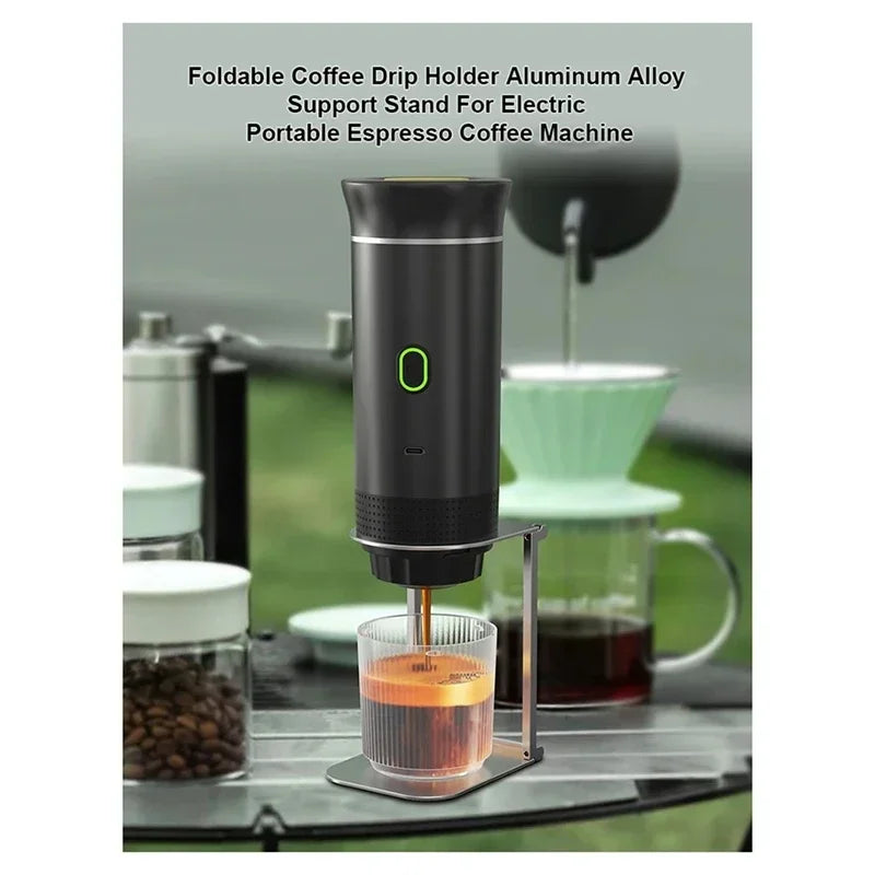 1pc Foldable Coffee Drip Holder Pour Over Dripper Stand Aluminum Espresso Coffee Machine Support Stand Coffee Dripper Rack