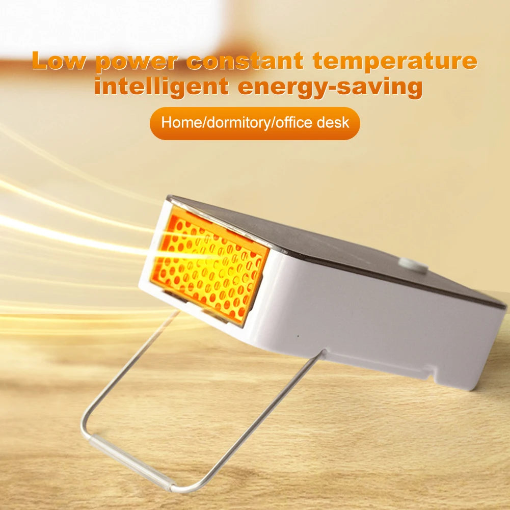 Purilite Select Mini Desktop Electric Heater – Portable Hand Warmer & Space Heating Fan for Winter Comfort