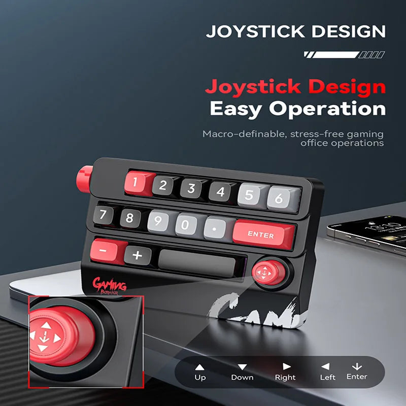 Purilite Select Aluminum Joystick Mechanical Numeric Keypad