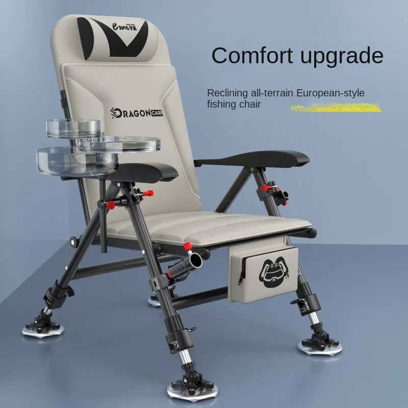 🎣 European Reclining Foldable Fishing Chair