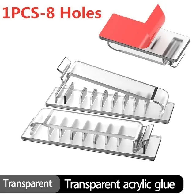 Purilite Select – 10-Hole Adhesive Cable Organizer