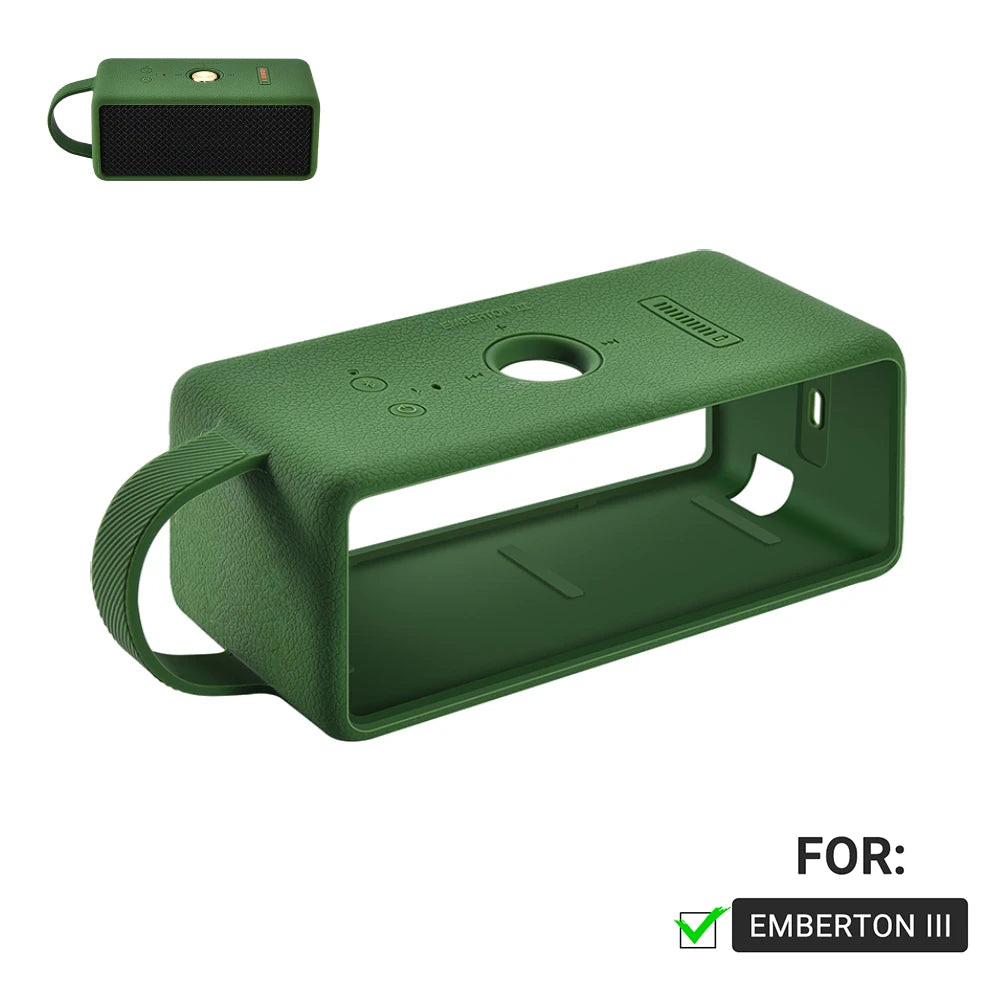 Purilite Select – Silicone Protective Case with Handle for Marshall EMBERTON III Bluetooth Speaker