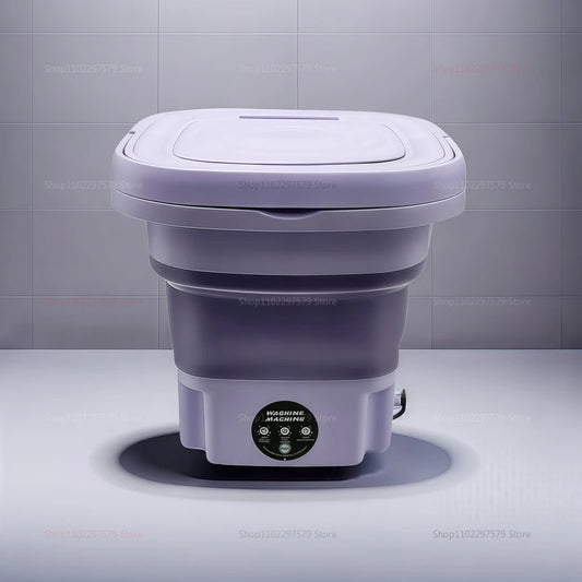 Purilite Select 8L Portable Foldable Mini Washing Machine with Spin Dryer