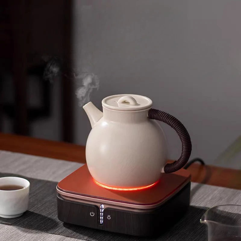 Purilite Select Electric Ceramic Tea Stove with Glass Teapot – 220V Smart Touch Tea Cooker for Fast Heating and Modern Tea Brewing - PuriLite