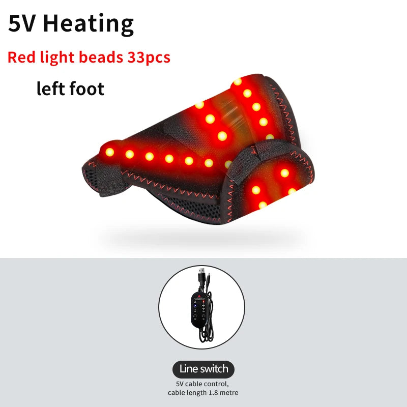 Purilite Select FlexHeat™ Electric Ankle Massager – 3-Level Heating & Vibration Therapy for Pain Relief and Joint Recovery