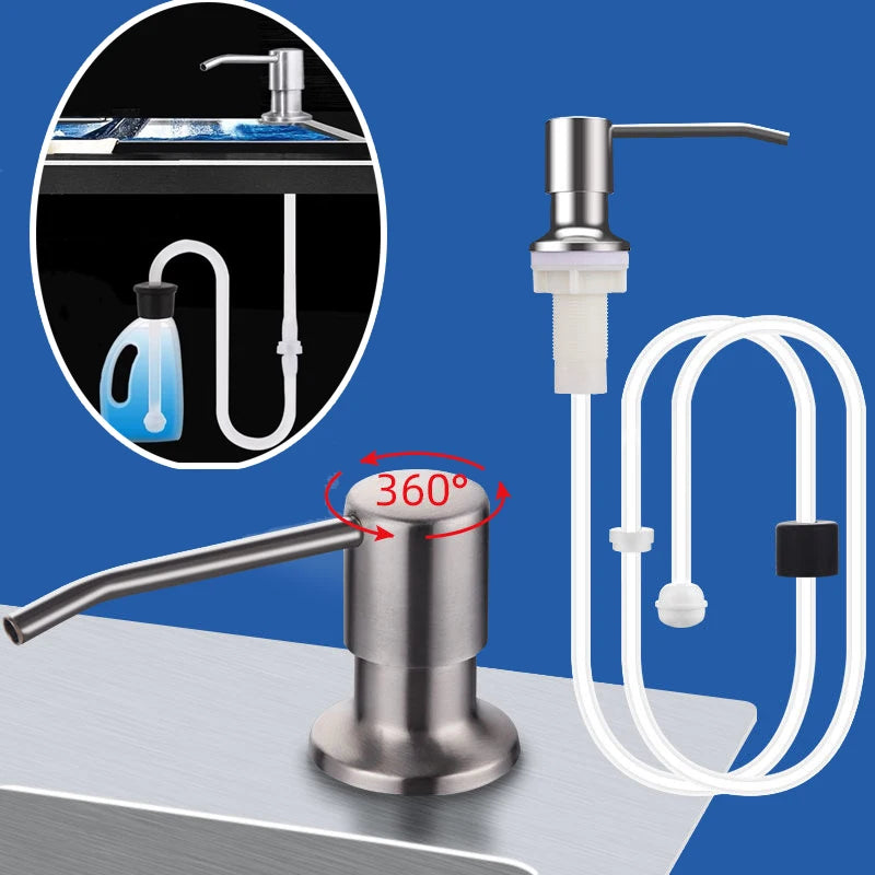 Purilite Select – 300ml Built-in Black Liquid Soap Dispenser