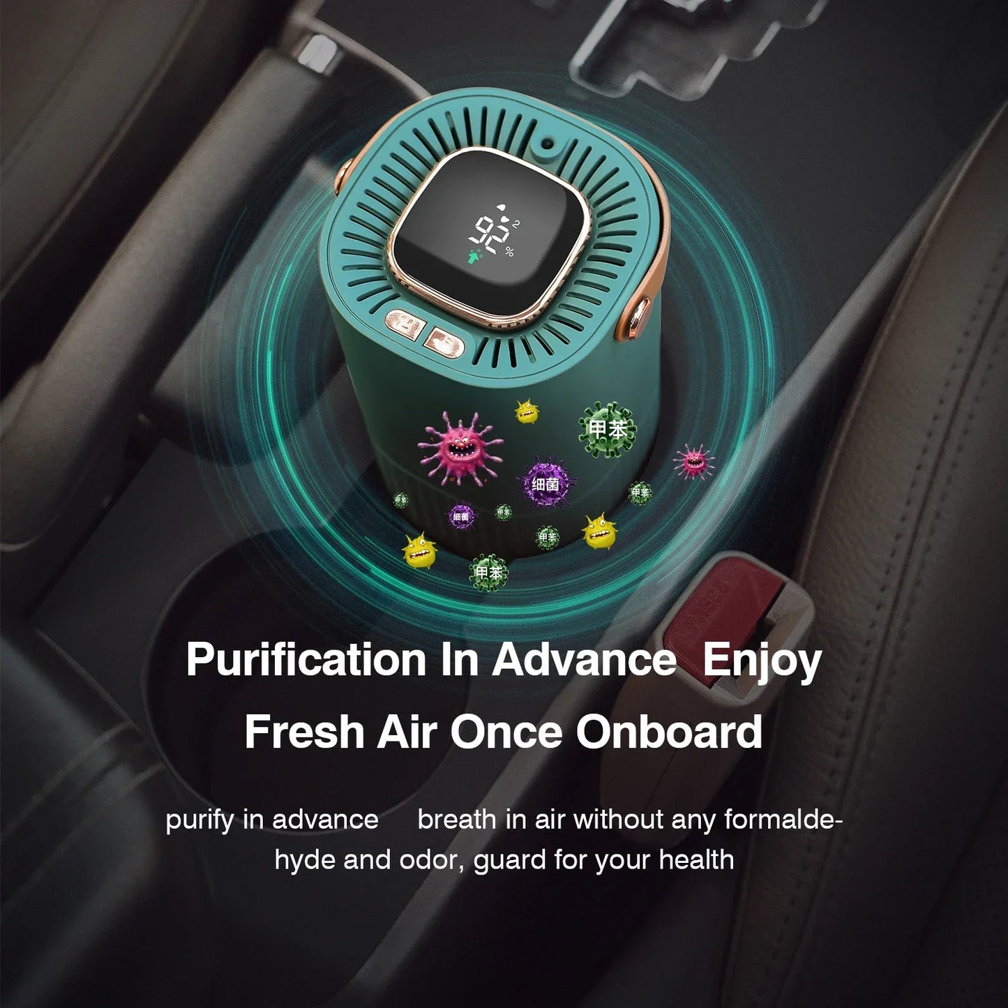Purilite Select – Portable Rechargeable Air Purifier with Aromatherapy