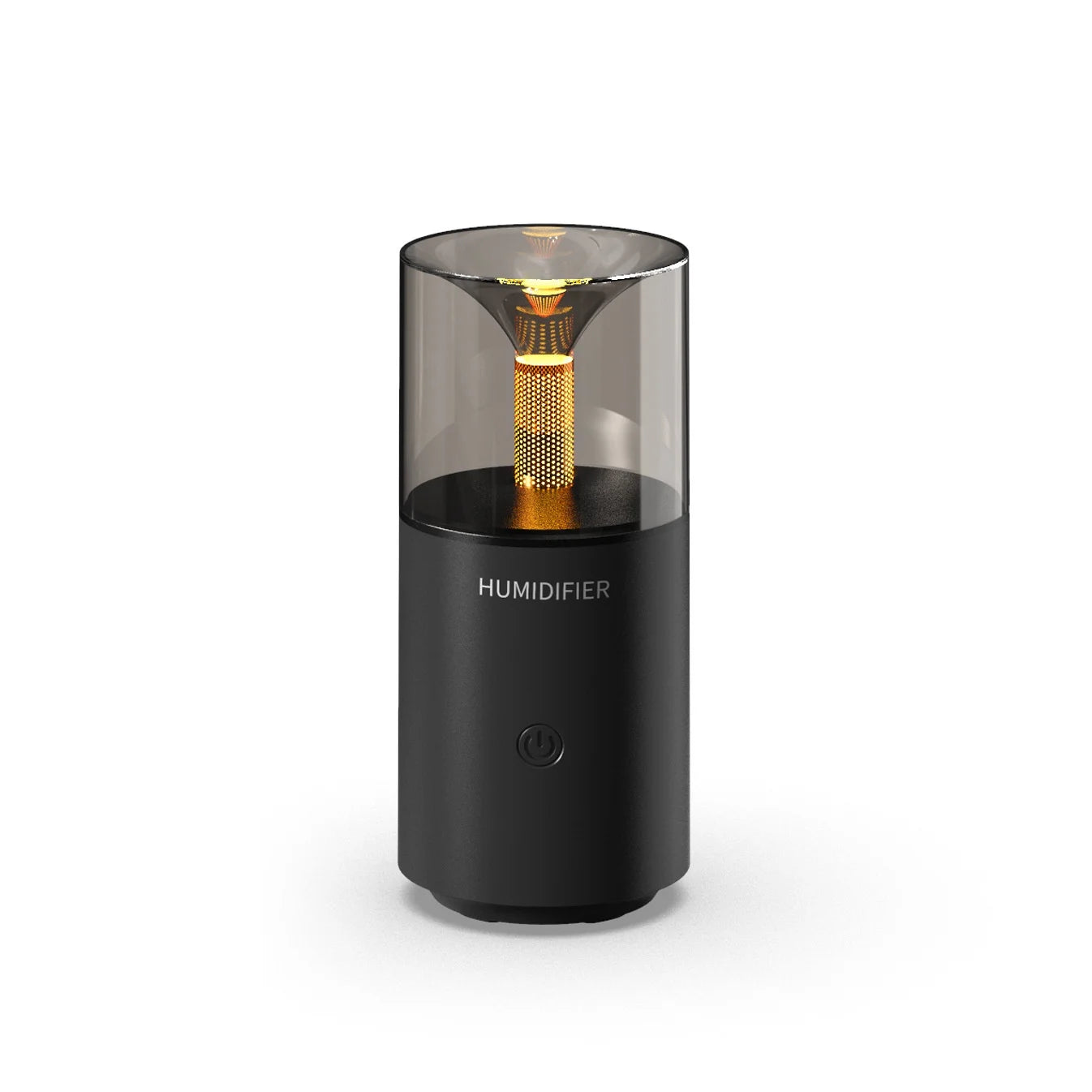 Purilite Select Artificial Flame Aromatherapy Diffuser – USB Desktop Fragrance Humidifier with Ocean Scent