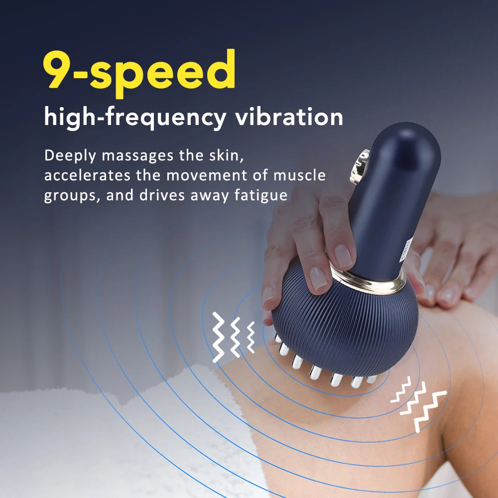 Purilite Select Wireless Gua Sha Massager – Body Shaping, Red Light Therapy & Lymphatic Drainage Brush