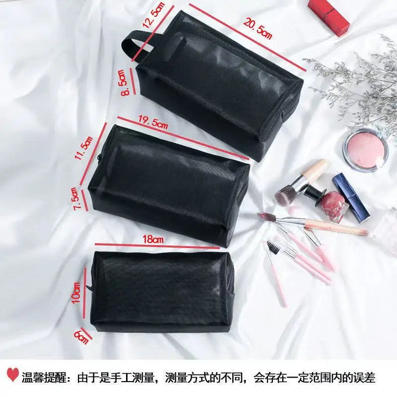 Purilite Select 3-Pack Mesh Cosmetic Bag Set