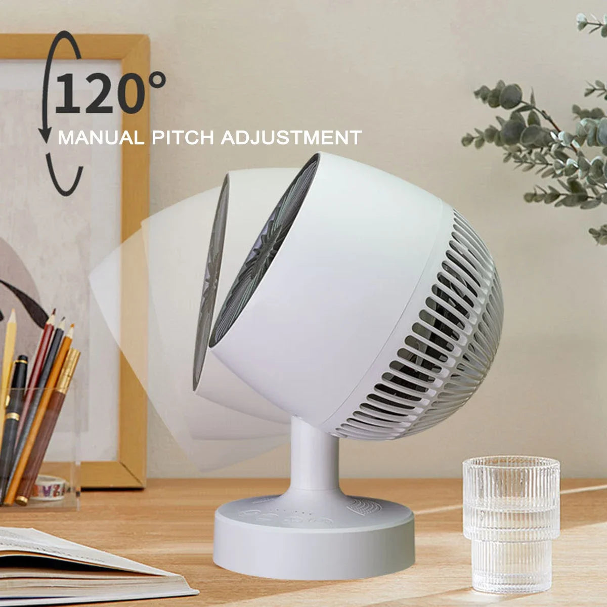 Purilite Select Desktop Intelligent Mini Heater – Smart Temperature Control with Oscillation & 3-Speed Heating for Home & Office