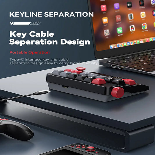 Purilite Select Aluminum Joystick Mechanical Numeric Keypad