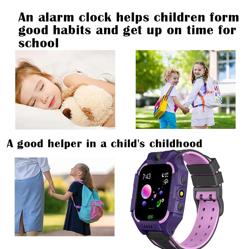 Purilite Select Kids Smart Watch – Learn, Play & Connect (Ages 4‑12) with Camera, Micro Chat & Square Touch‑Screen