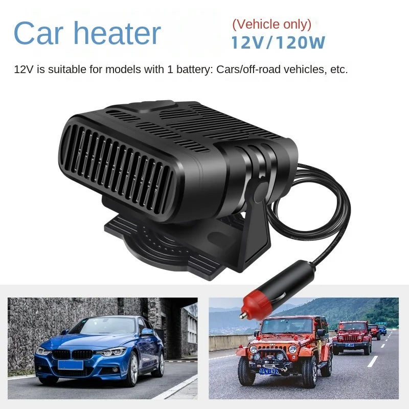 Purilite Select – Portable Car Heater and Windshield Defogger with 360° Rotating Base