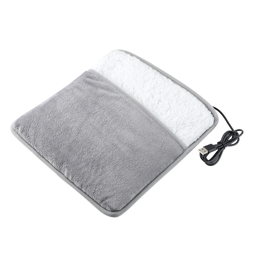 Purilite Select USB Foot Warmer – Soft Thermal Foot Heating Pad for Home & Office Comfort