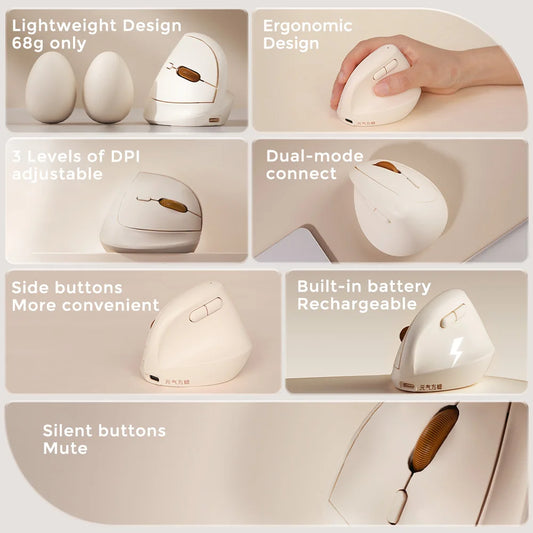 Purilite Select Z16 Mini Vertical Ergonomic Mouse