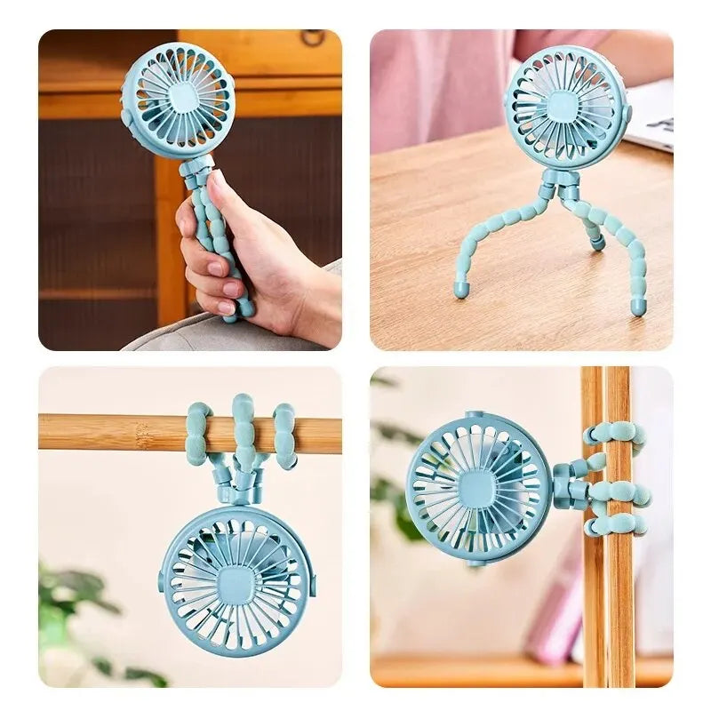 Purilite Select Multi-Functional Portable Octopus Mini Fan
