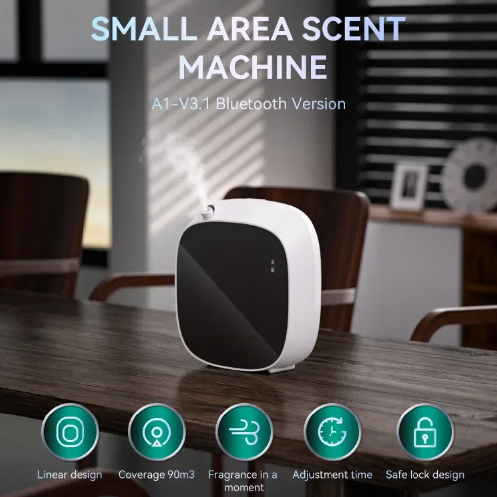 Purilite Select Smart 100 mL Fragrance Oil Diffuser – Battery‑Operated with App Control for Home, Office & Restroom
