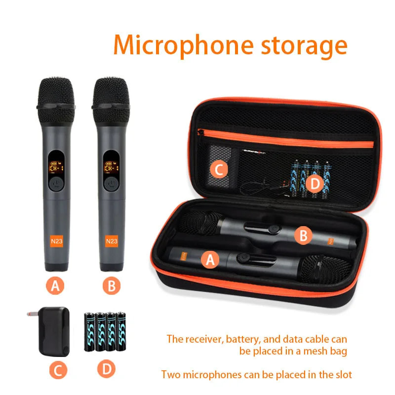 Purilite Select Portable Microphone Storage Bag for JBL Wireless Dual Microphone System