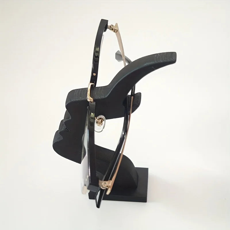 Purilite Select Unique Curved Eyeglass Holder Stand – Secure & Artistic Storage Solution for Desk or Nightstand