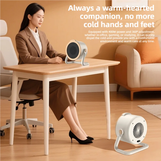 Purilite Select Portable Desktop Electric Heater – Compact Power, All-Day Comfort - PuriLite