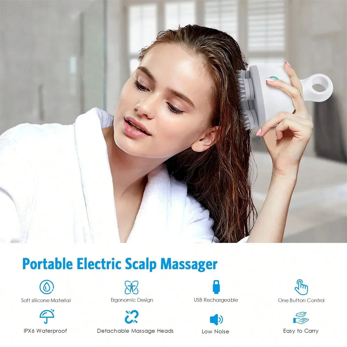 Purilite Select Electric Scalp Massager
