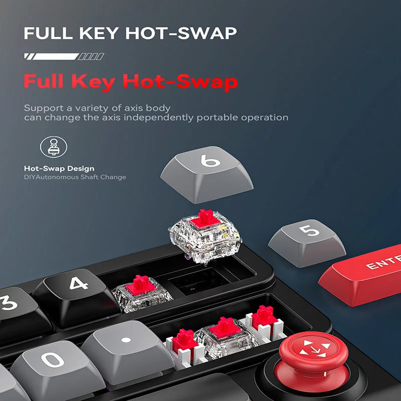 Purilite Select Aluminum Joystick Mechanical Numeric Keypad